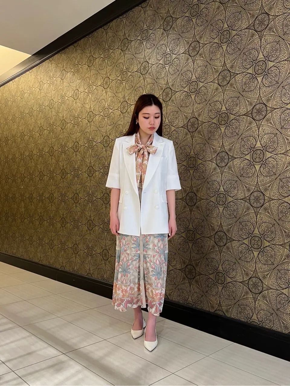 GRACE CONTINENTAL The Banquet 赤坂 梨来 コーディネート画像