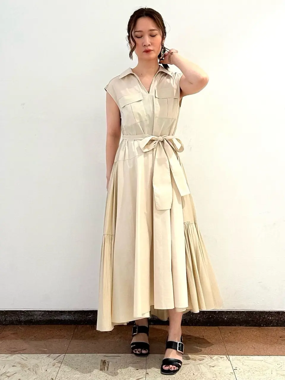 GRACE CONTINENTAL The Banquet Kogane. コーディネート画像