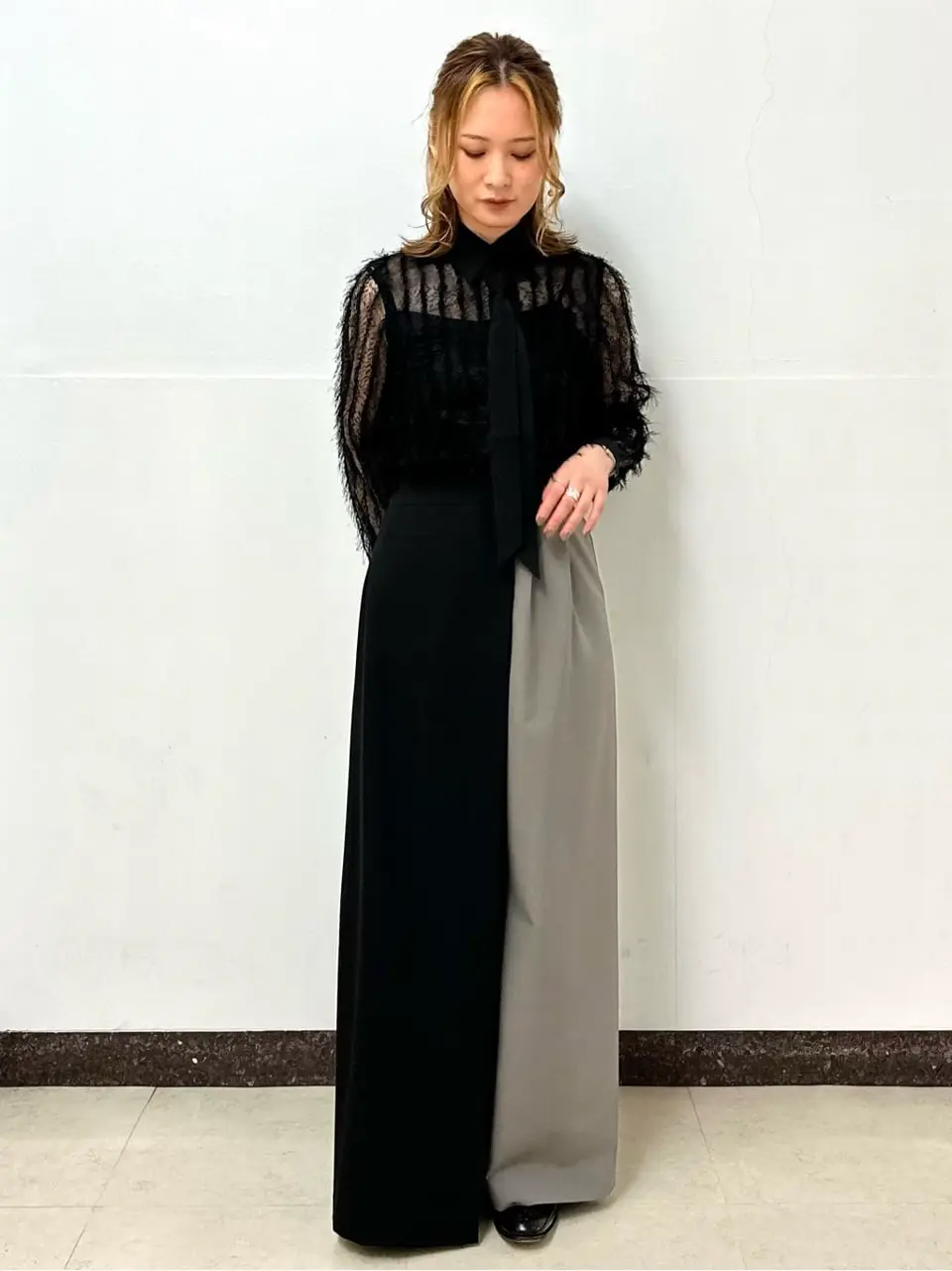 GRACE CONTINENTAL The Banquet Kogane. コーディネート画像