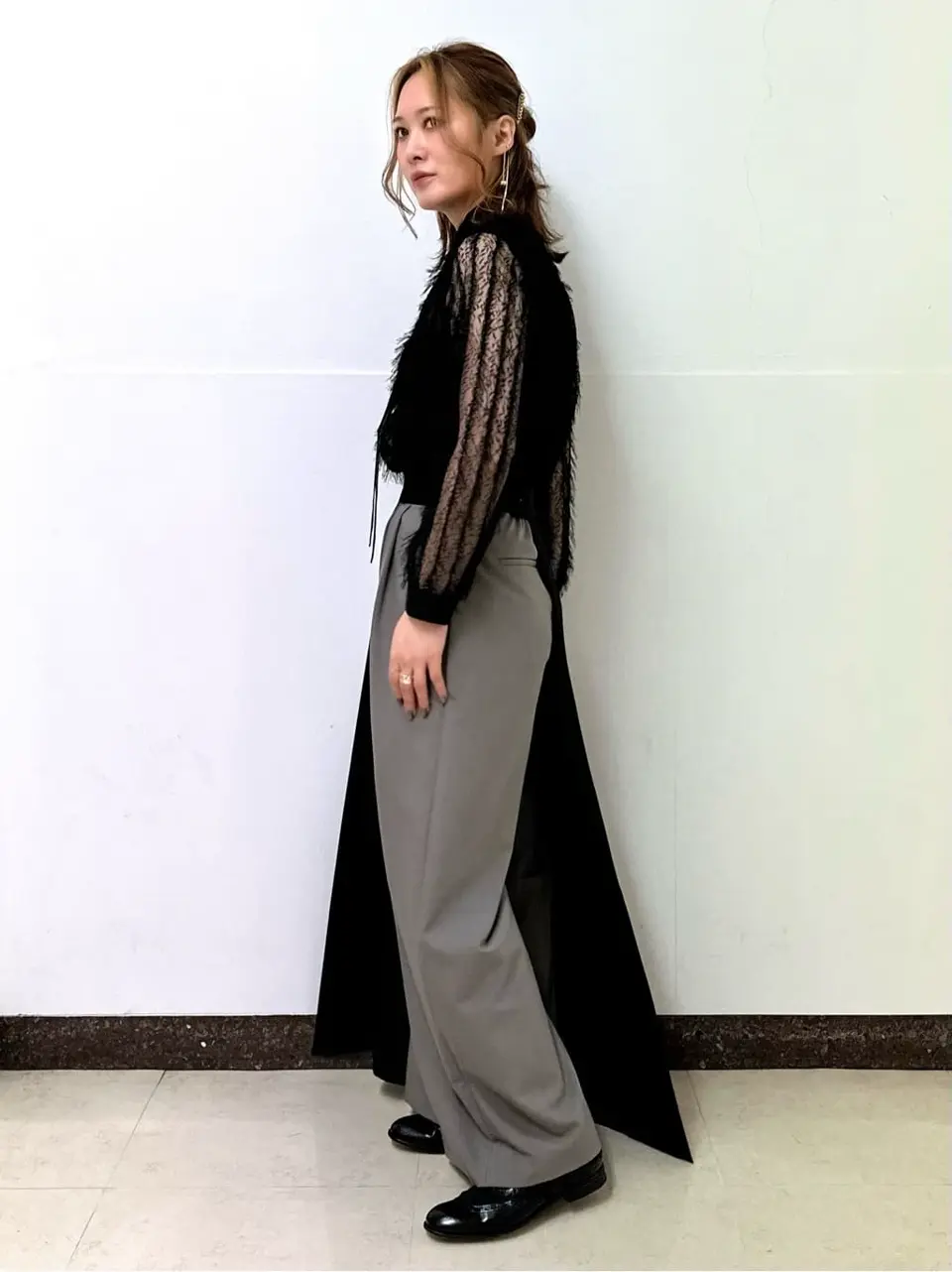 GRACE CONTINENTAL The Banquet Kogane. コーディネート画像