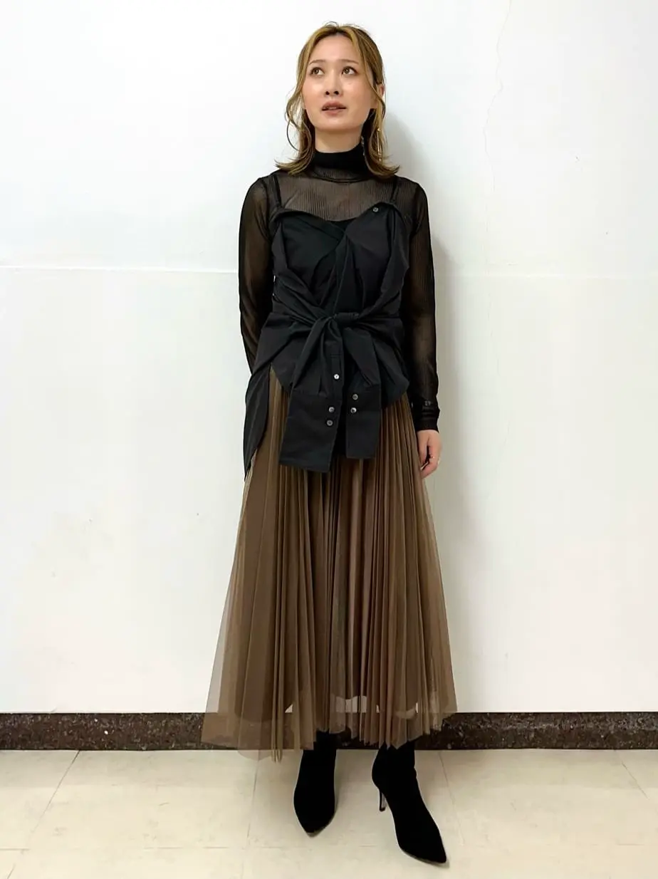 GRACE CONTINENTAL The Banquet Kogane. コーディネート画像