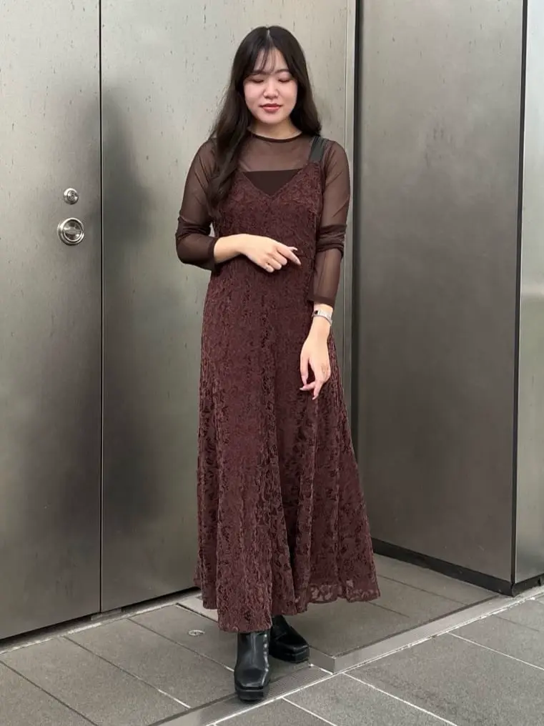 GRACE CONTINENTAL The Banquet 松原 明音 コーディネート画像