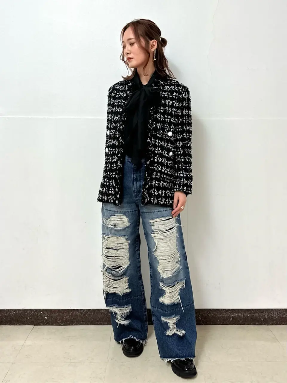 GRACE CONTINENTAL The Banquet Kogane. コーディネート画像