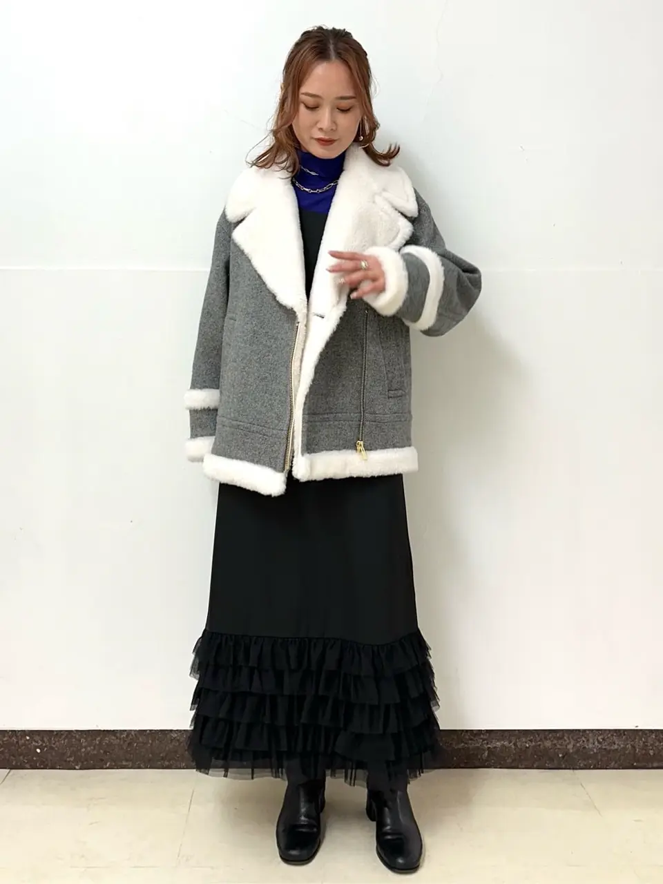 GRACE CONTINENTAL The Banquet Kogane. コーディネート画像