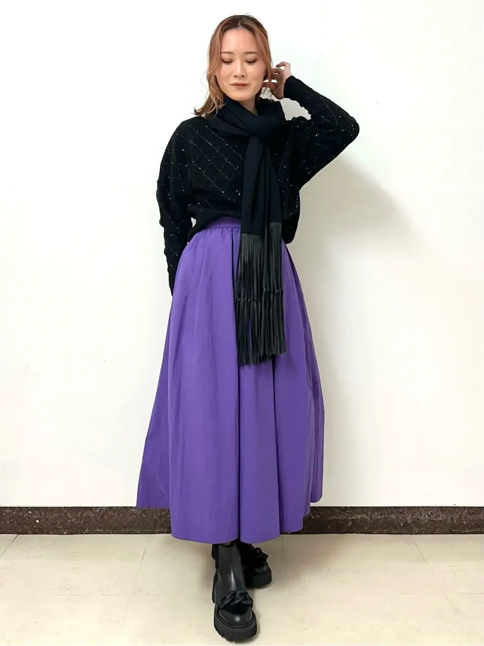 GRACE CONTINENTAL The Banquet Kogane. コーディネート画像