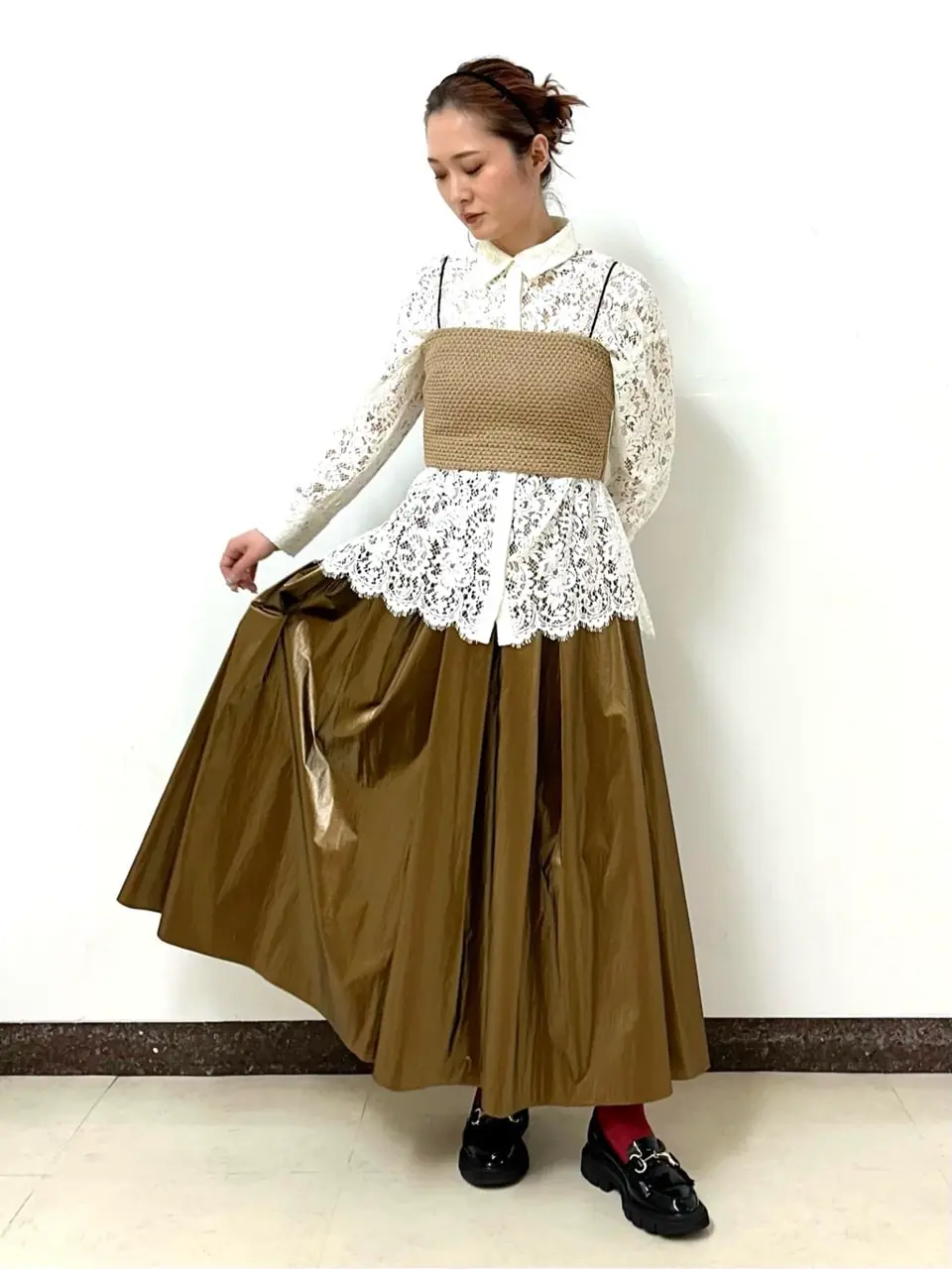 GRACE CONTINENTAL The Banquet Kogane. コーディネート画像