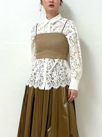 GRACE CONTINENTAL The Banquet Kogane. コーディネート画像