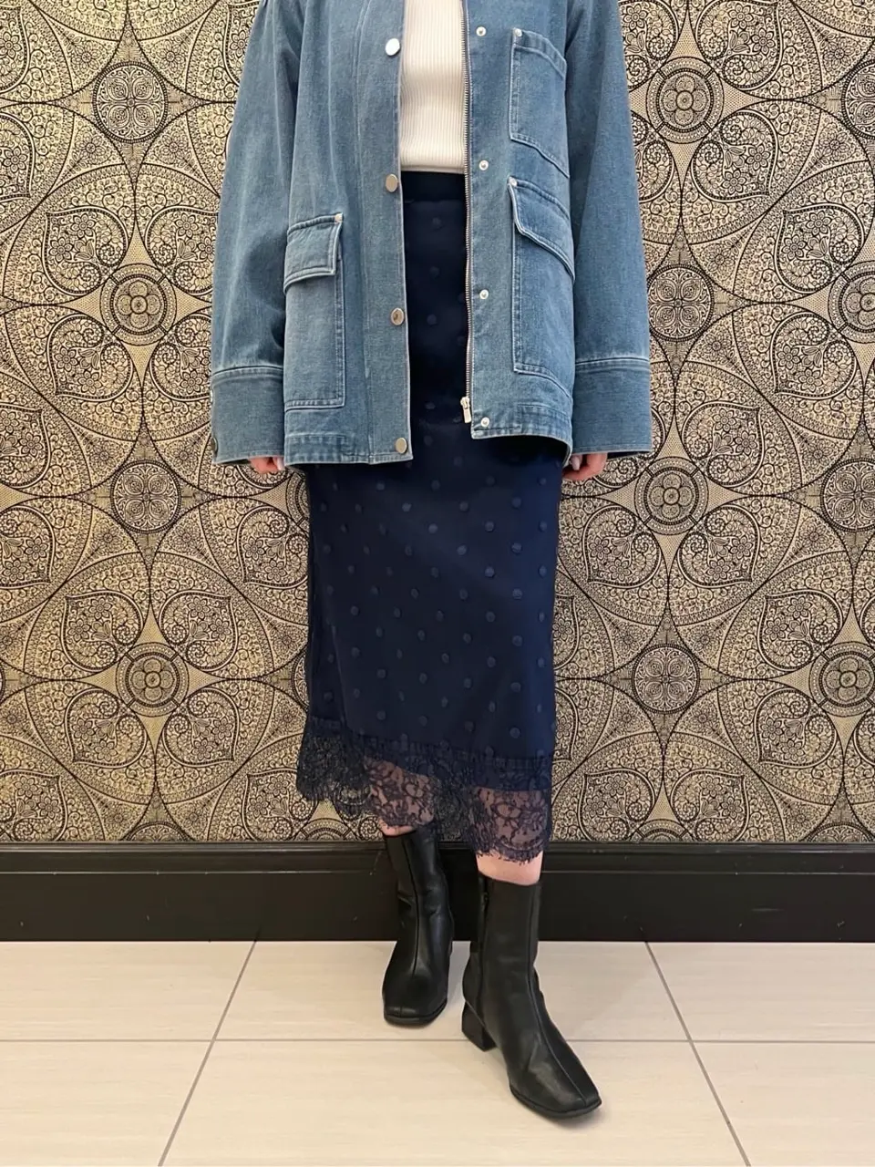 GRACE CONTINENTAL The Banquet 赤坂 梨来 コーディネート画像