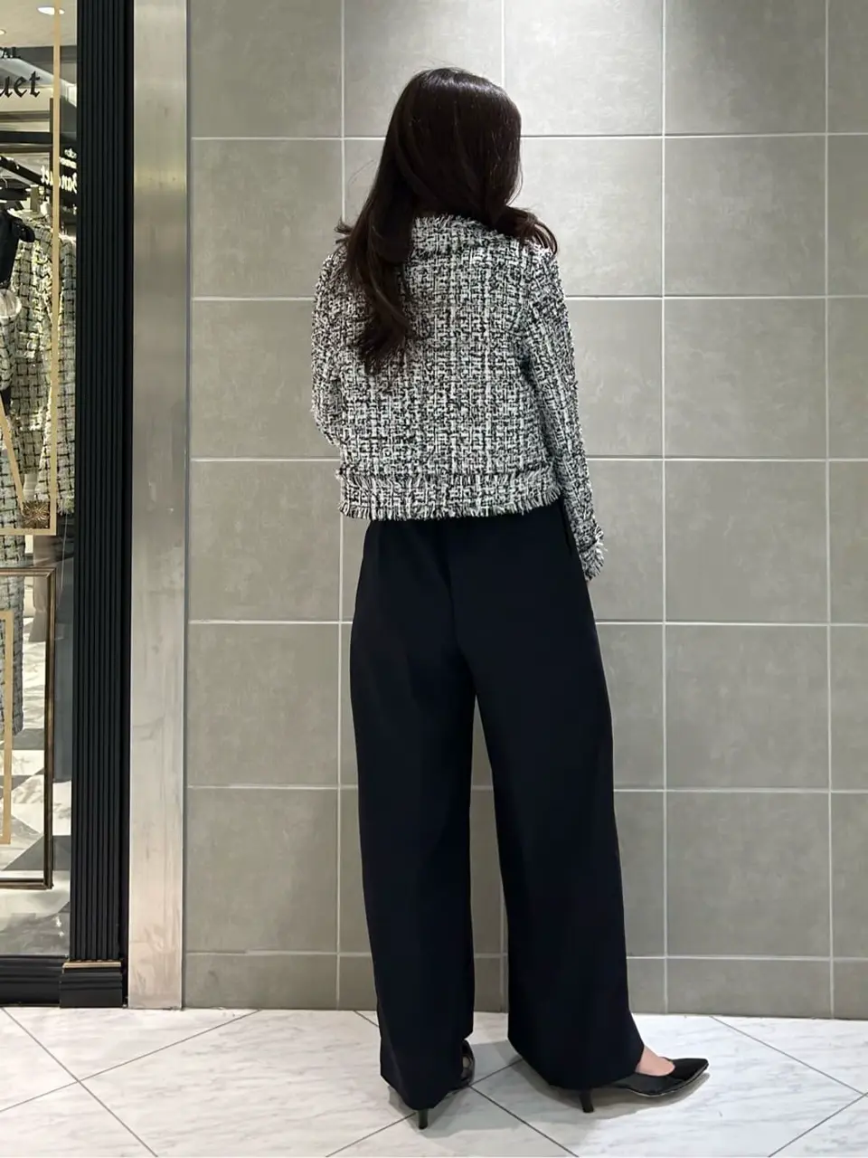 GRACE CONTINENTAL The Banquet 志田　悠 コーディネート画像