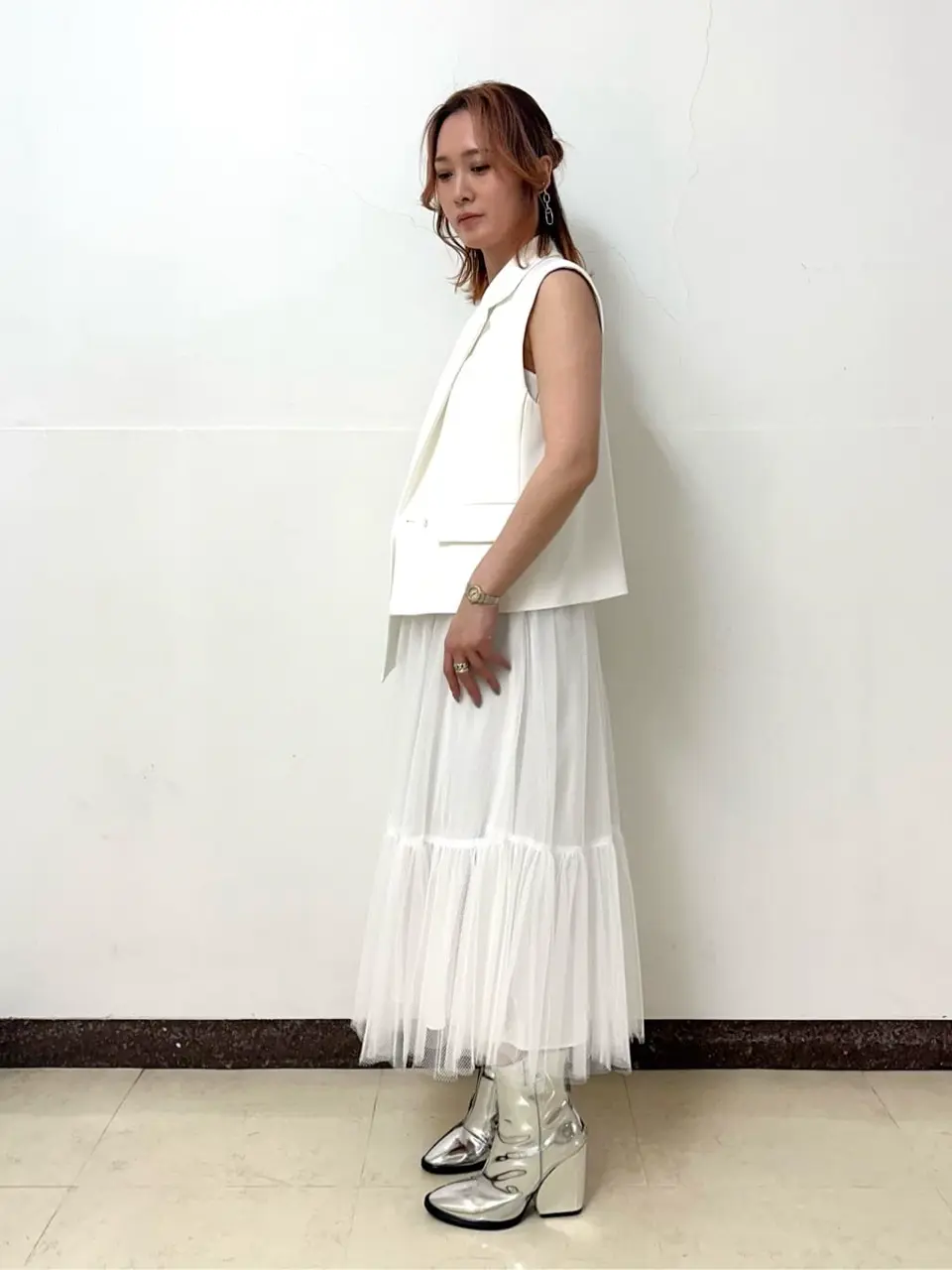 GRACE CONTINENTAL The Banquet Kogane. コーディネート画像