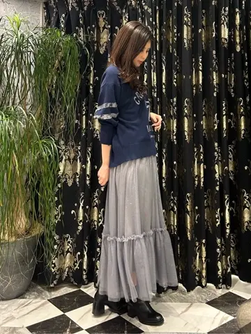 GRACE CONTINENTAL The Banquet 志田　悠 コーディネート画像