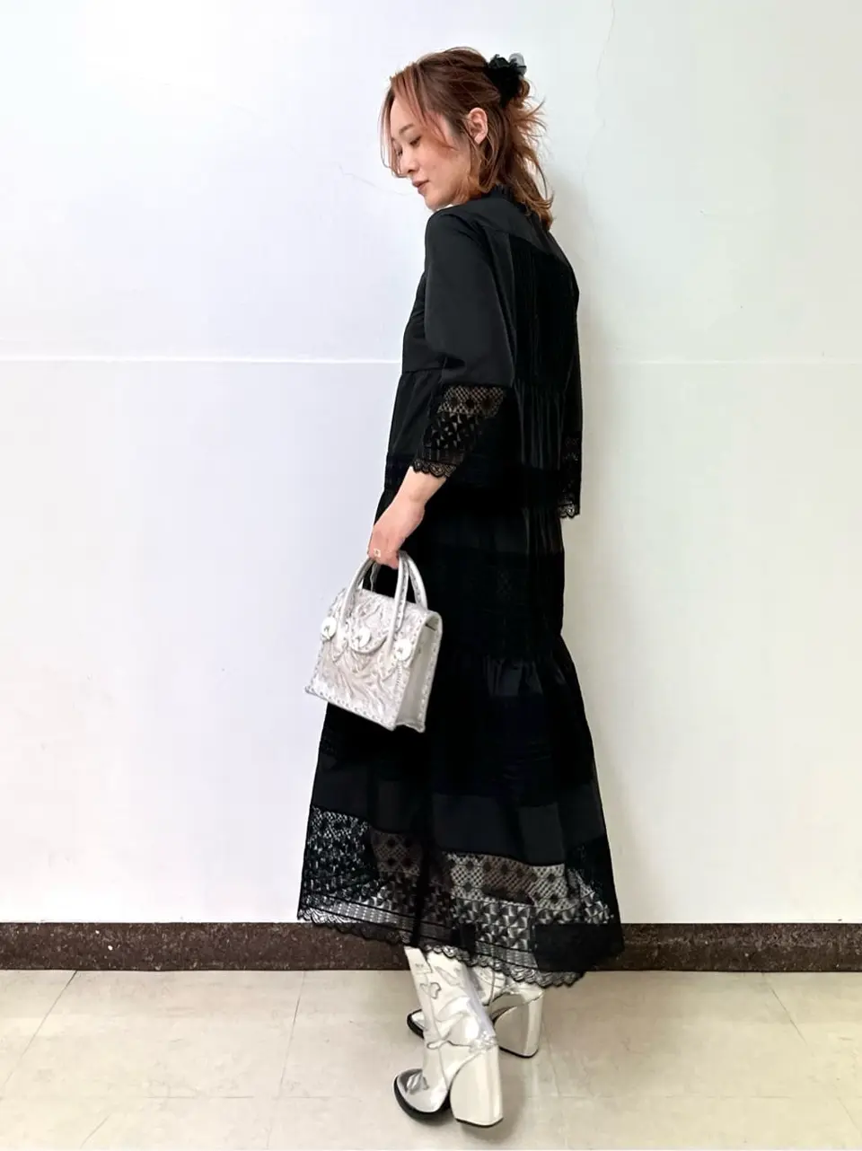 GRACE CONTINENTAL The Banquet Kogane. コーディネート画像