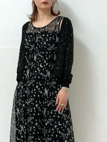 GRACE CONTINENTAL The Banquet Kogane. コーディネート画像