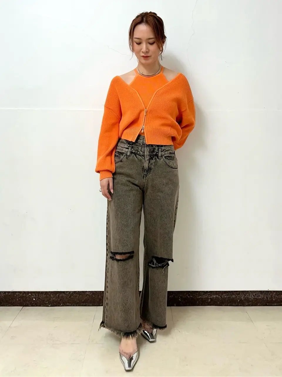 GRACE CONTINENTAL The Banquet Kogane. コーディネート画像