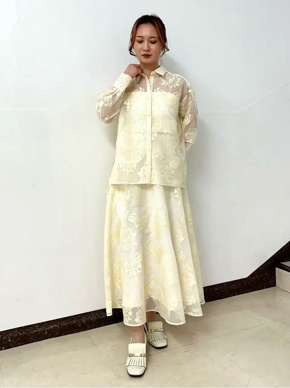 GRACE CONTINENTAL The Banquet Kogane. コーディネート画像