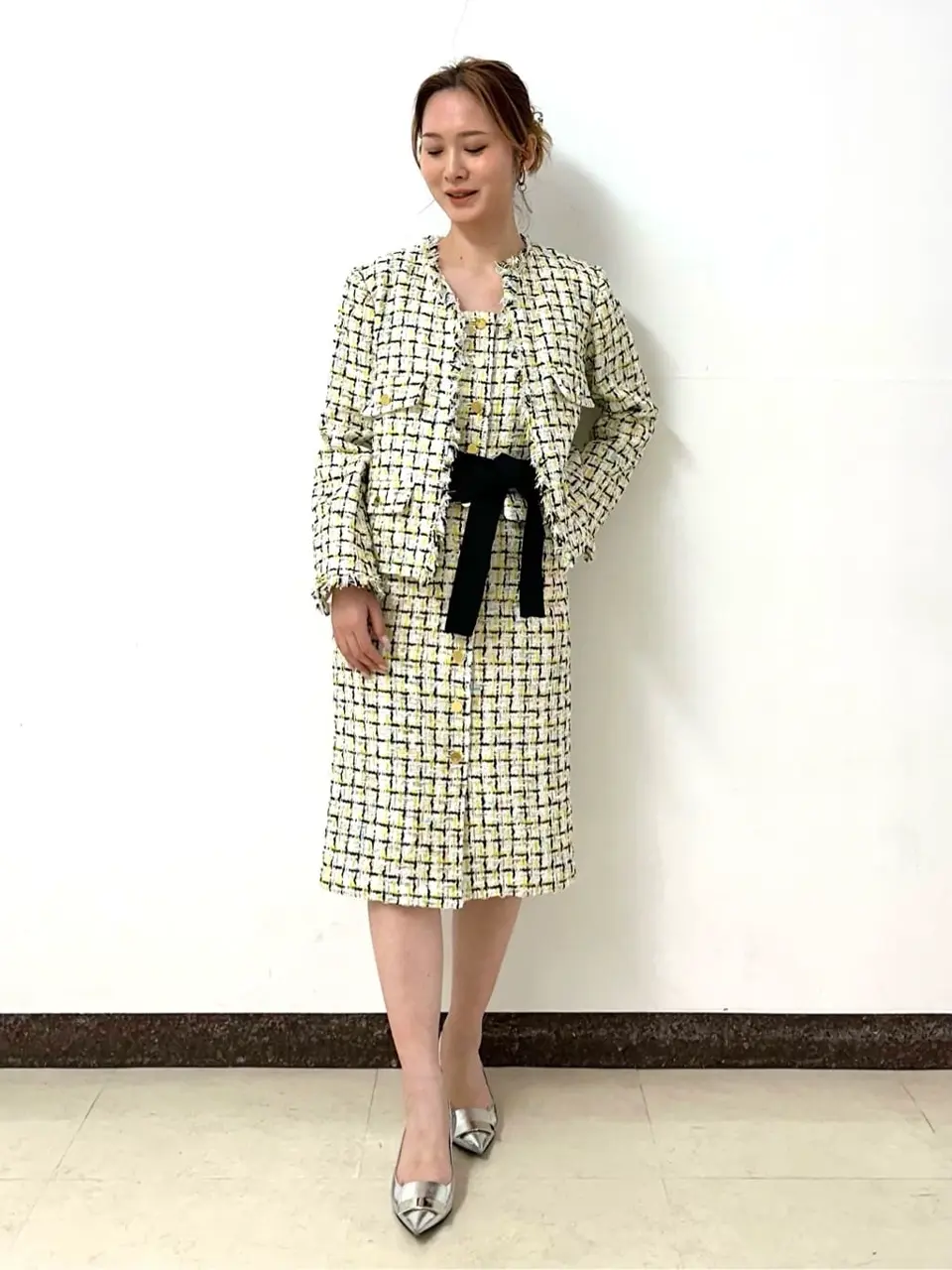 GRACE CONTINENTAL The Banquet Kogane. コーディネート画像