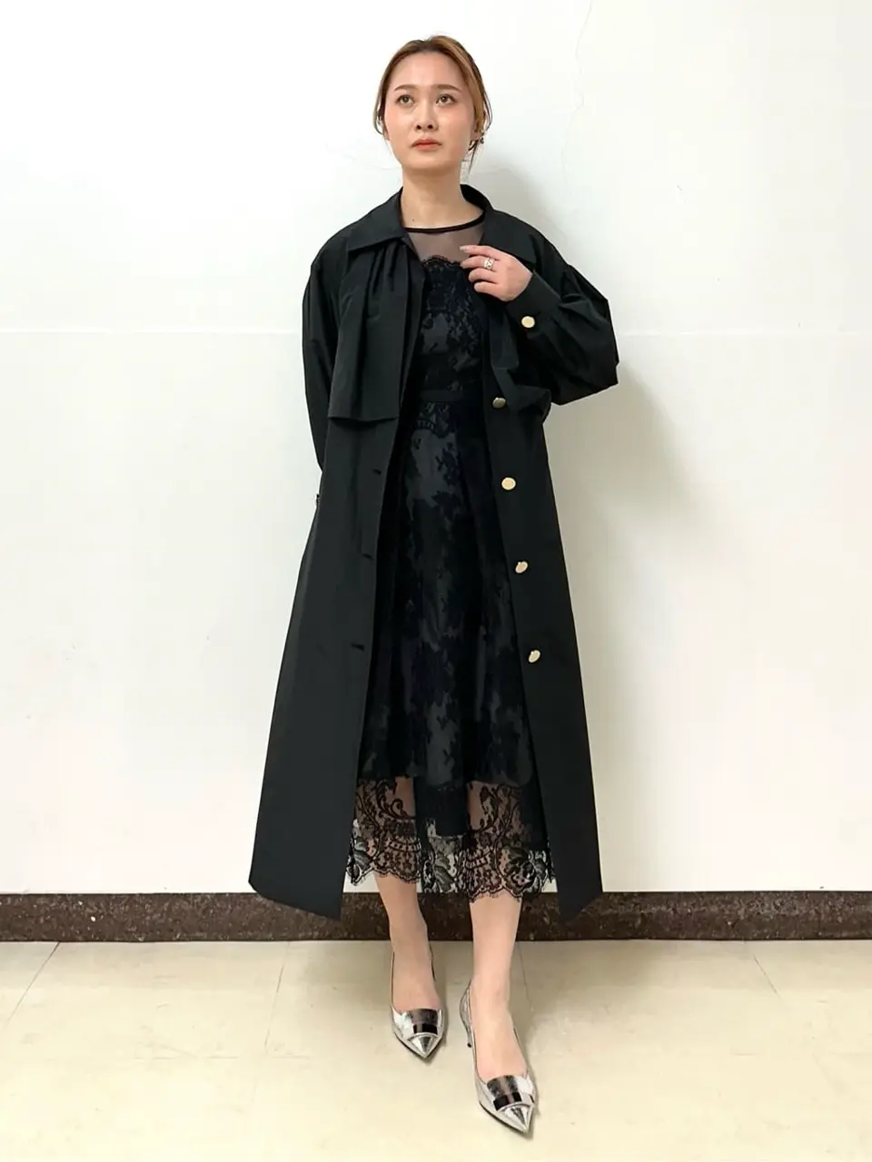 GRACE CONTINENTAL The Banquet Kogane. コーディネート画像