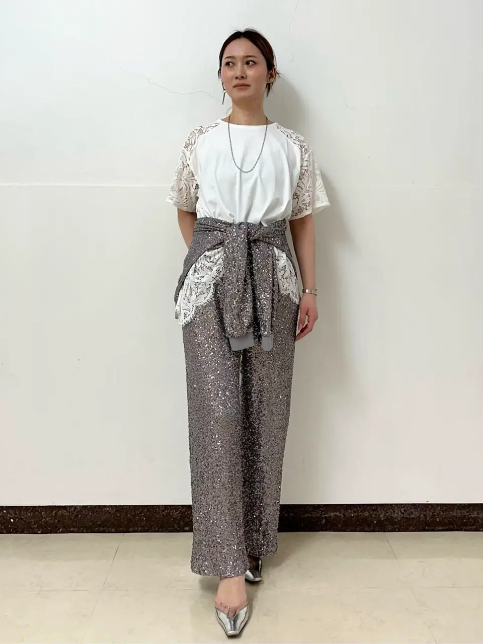 GRACE CONTINENTAL The Banquet Kogane. コーディネート画像