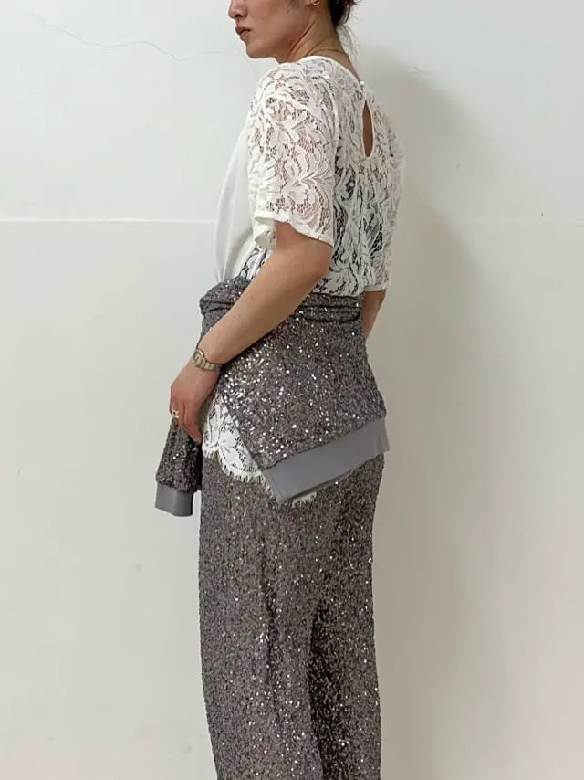 GRACE CONTINENTAL The Banquet Kogane. コーディネート画像