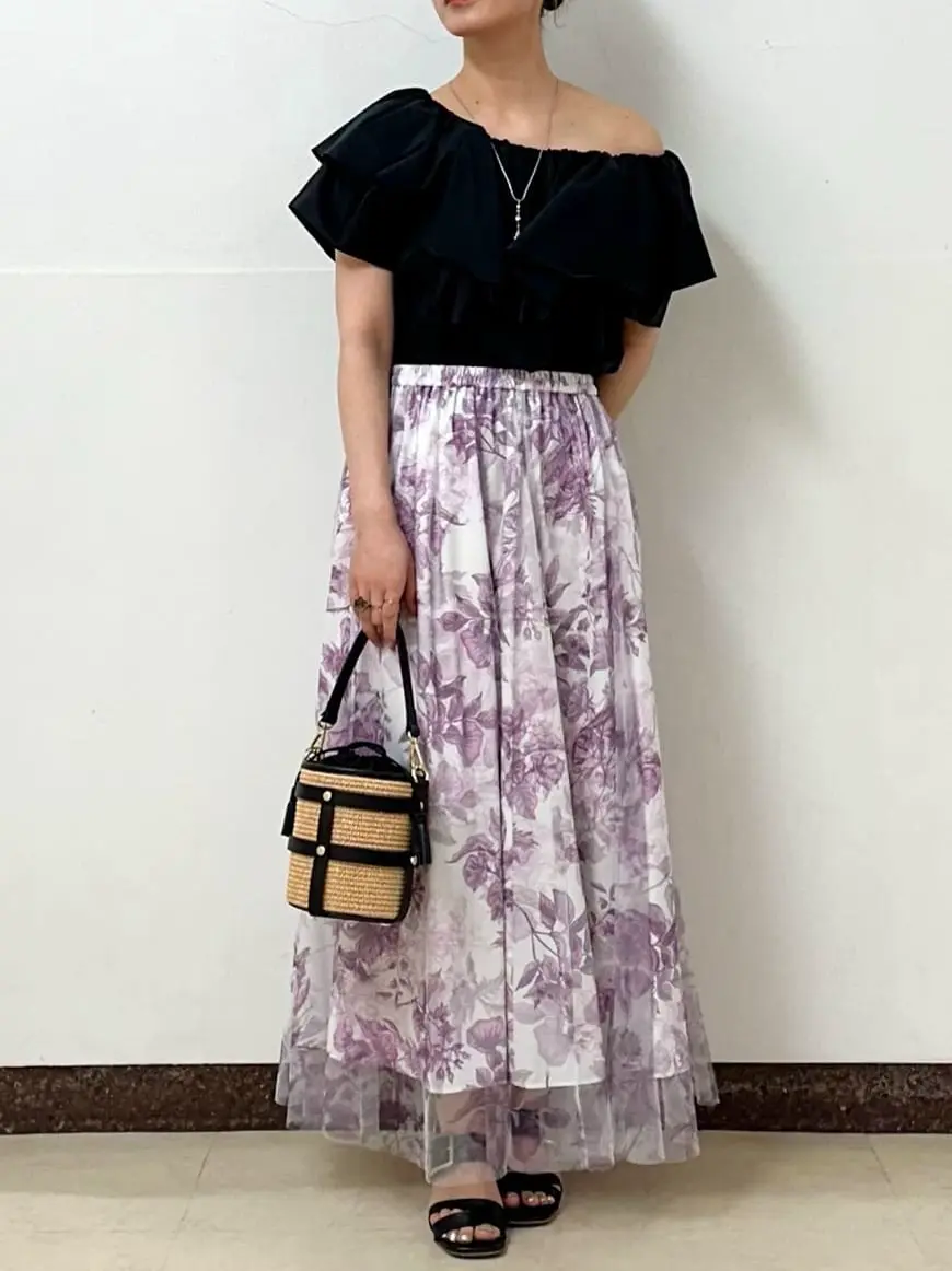 GRACE CONTINENTAL The Banquet Kogane. コーディネート画像