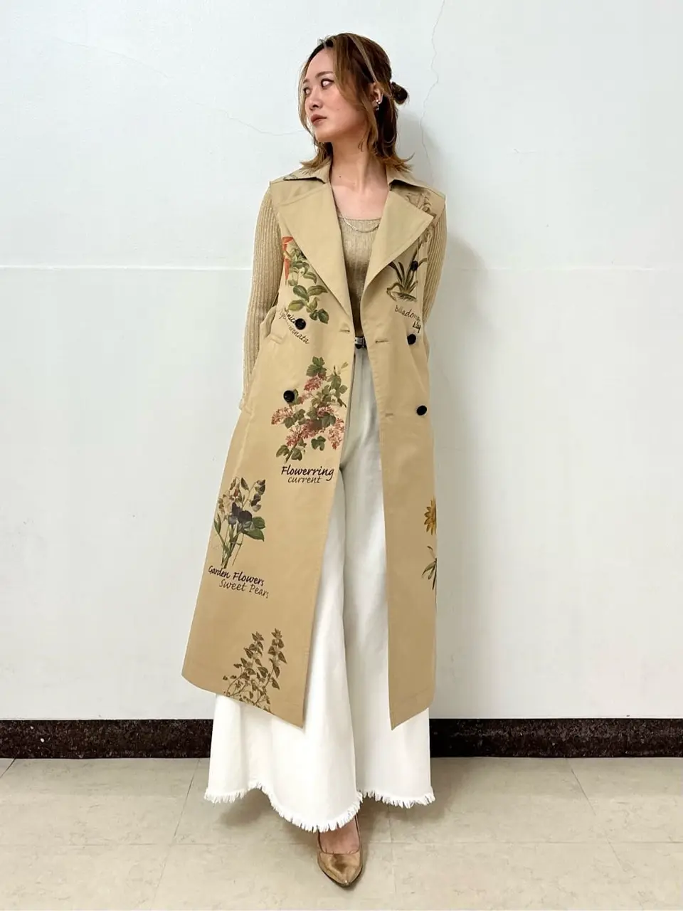 GRACE CONTINENTAL The Banquet Kogane. コーディネート画像