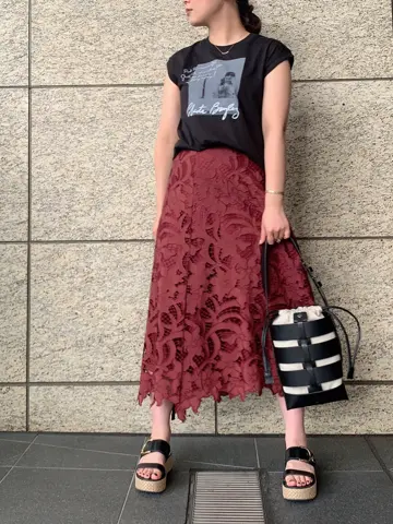 GRACE CONTINENTAL The Banquet 日笠　雅 コーディネート画像