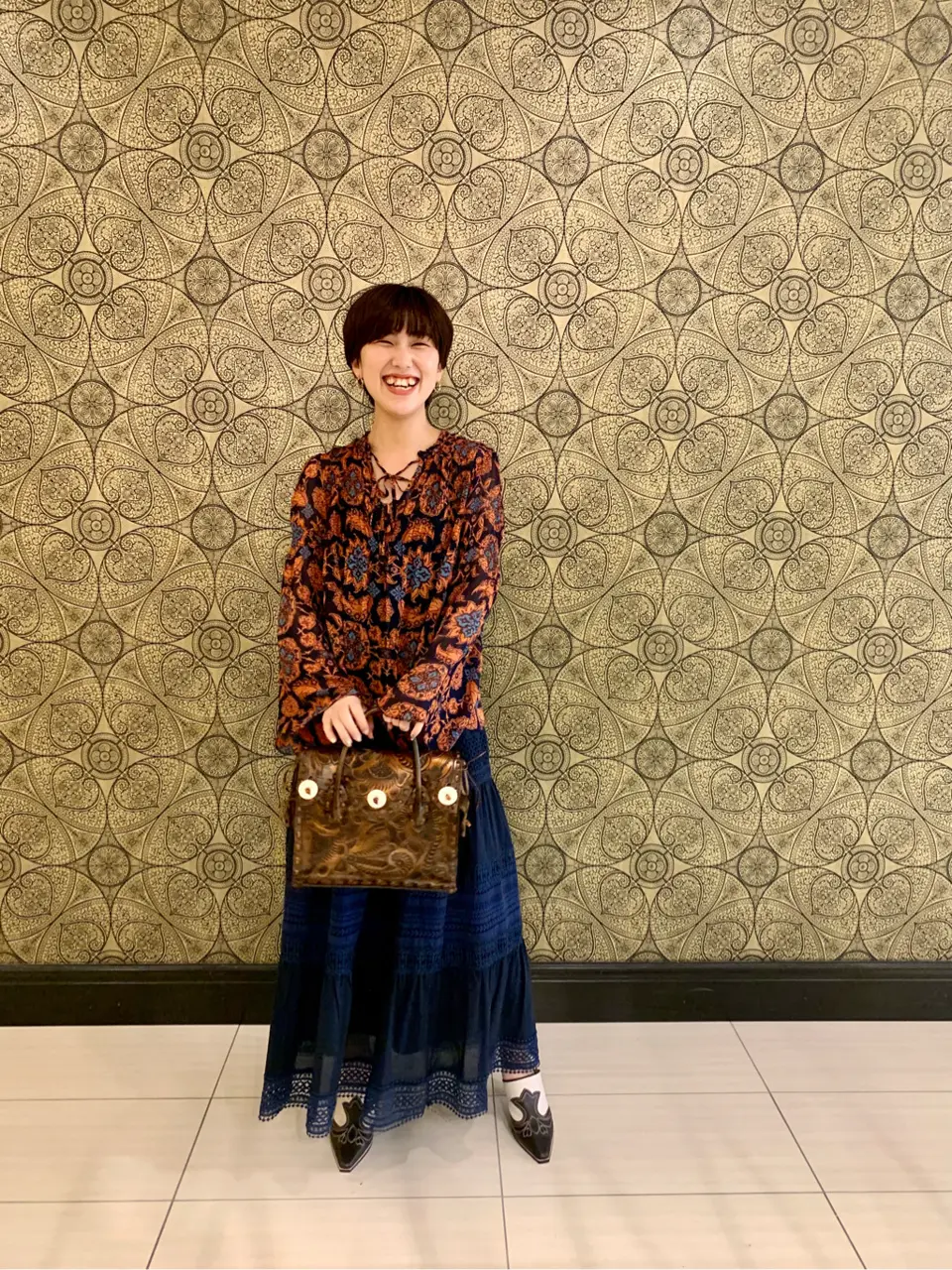 GRACE CONTINENTAL The Banquet 平岩　みなみ コーディネート画像