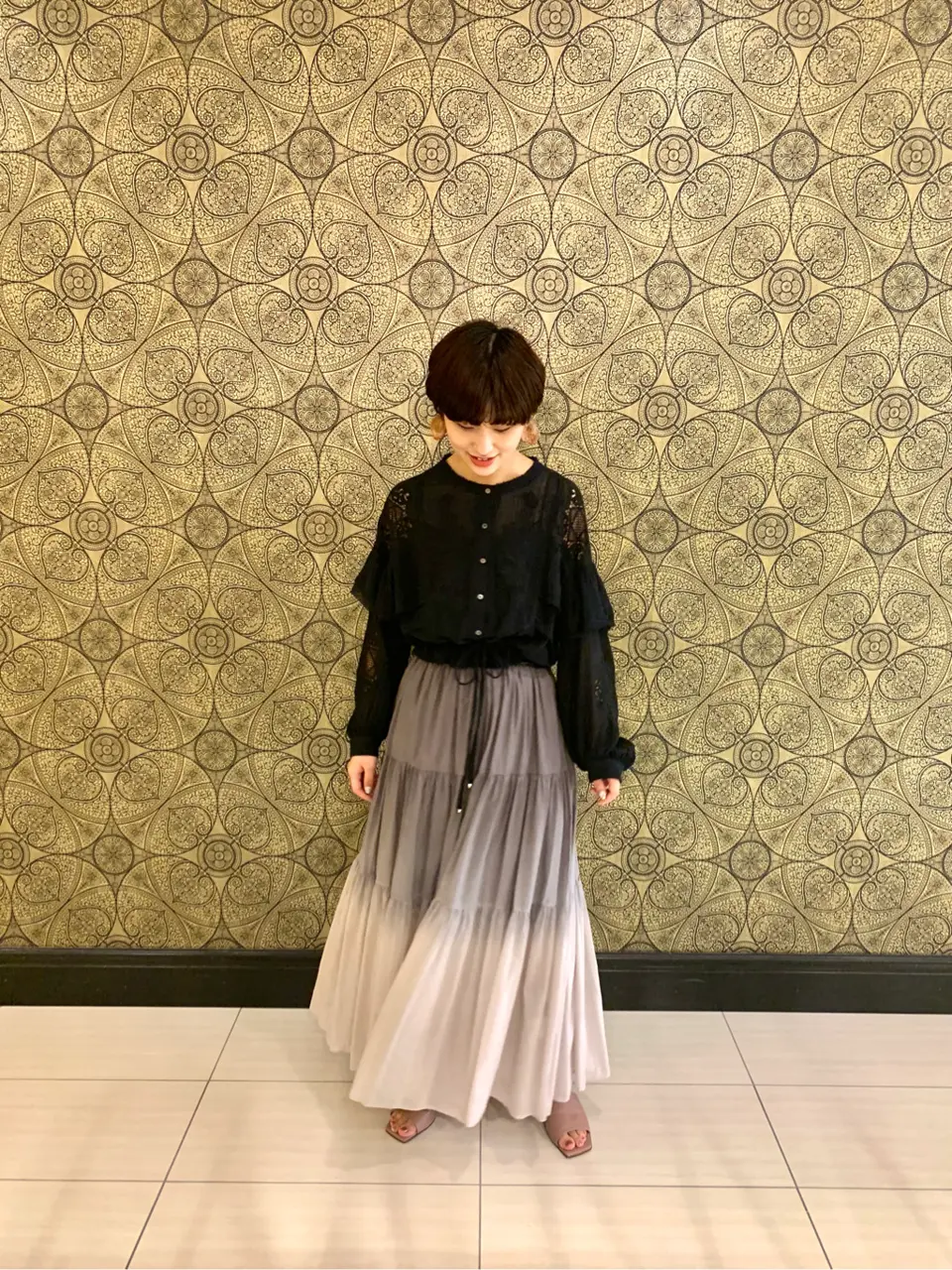 GRACE CONTINENTAL The Banquet 平岩　みなみ コーディネート画像