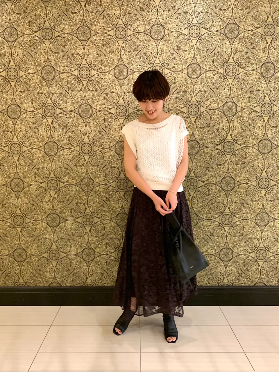 GRACE CONTINENTAL The Banquet 平岩　みなみ コーディネート画像