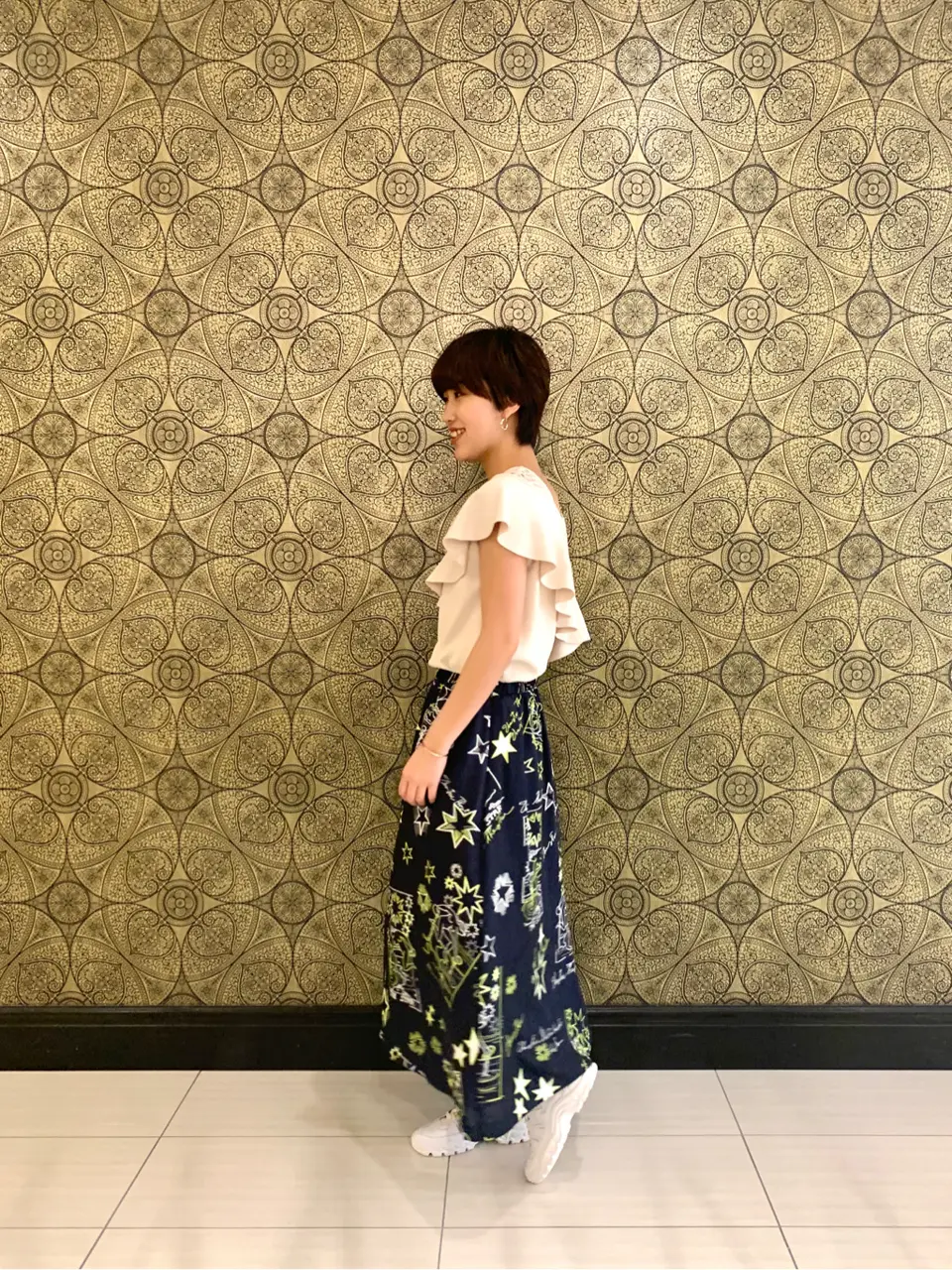 GRACE CONTINENTAL The Banquet 平岩　みなみ コーディネート画像