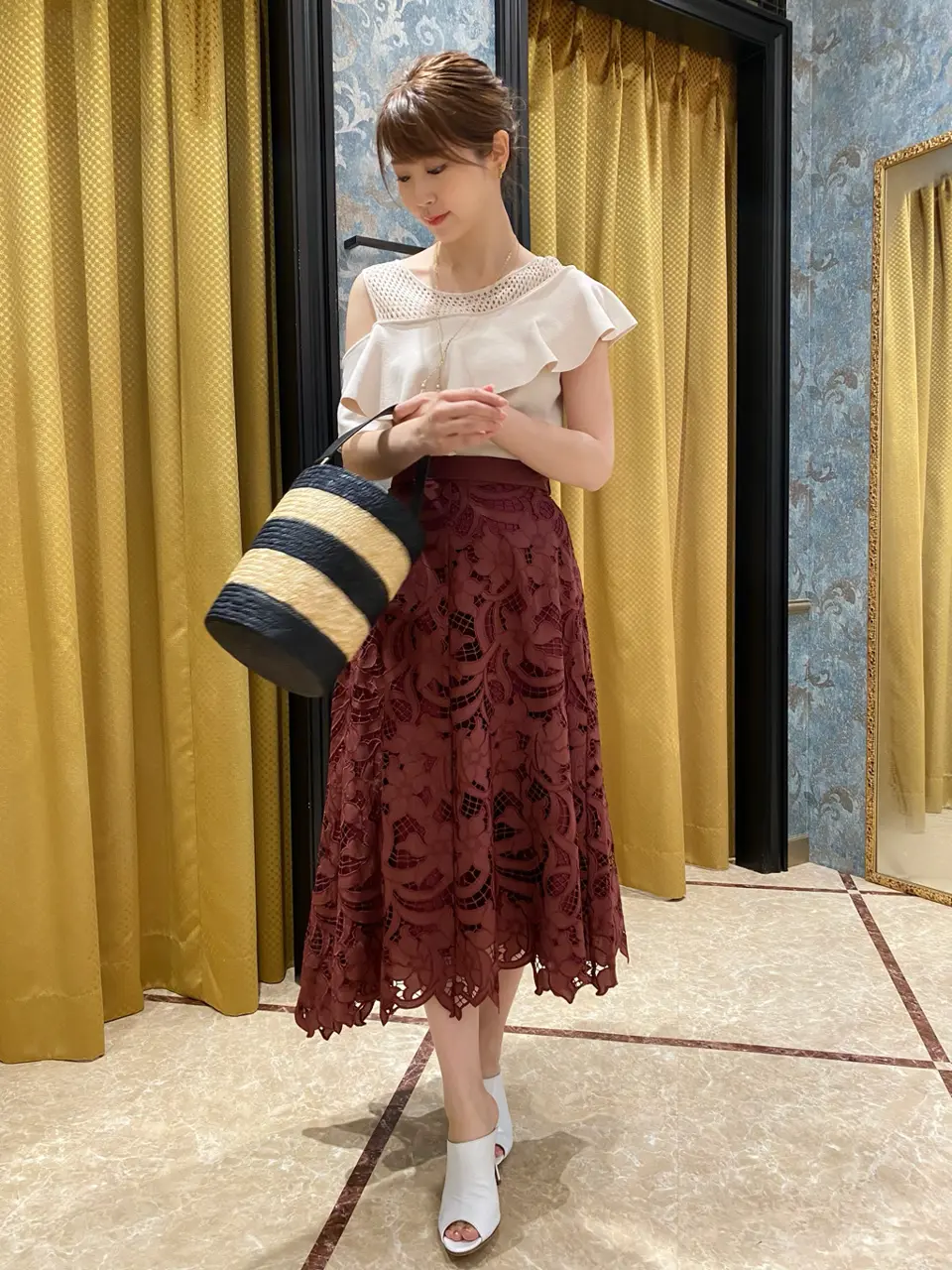 GRACE CONTINENTAL The Banquet Aya. コーディネート画像