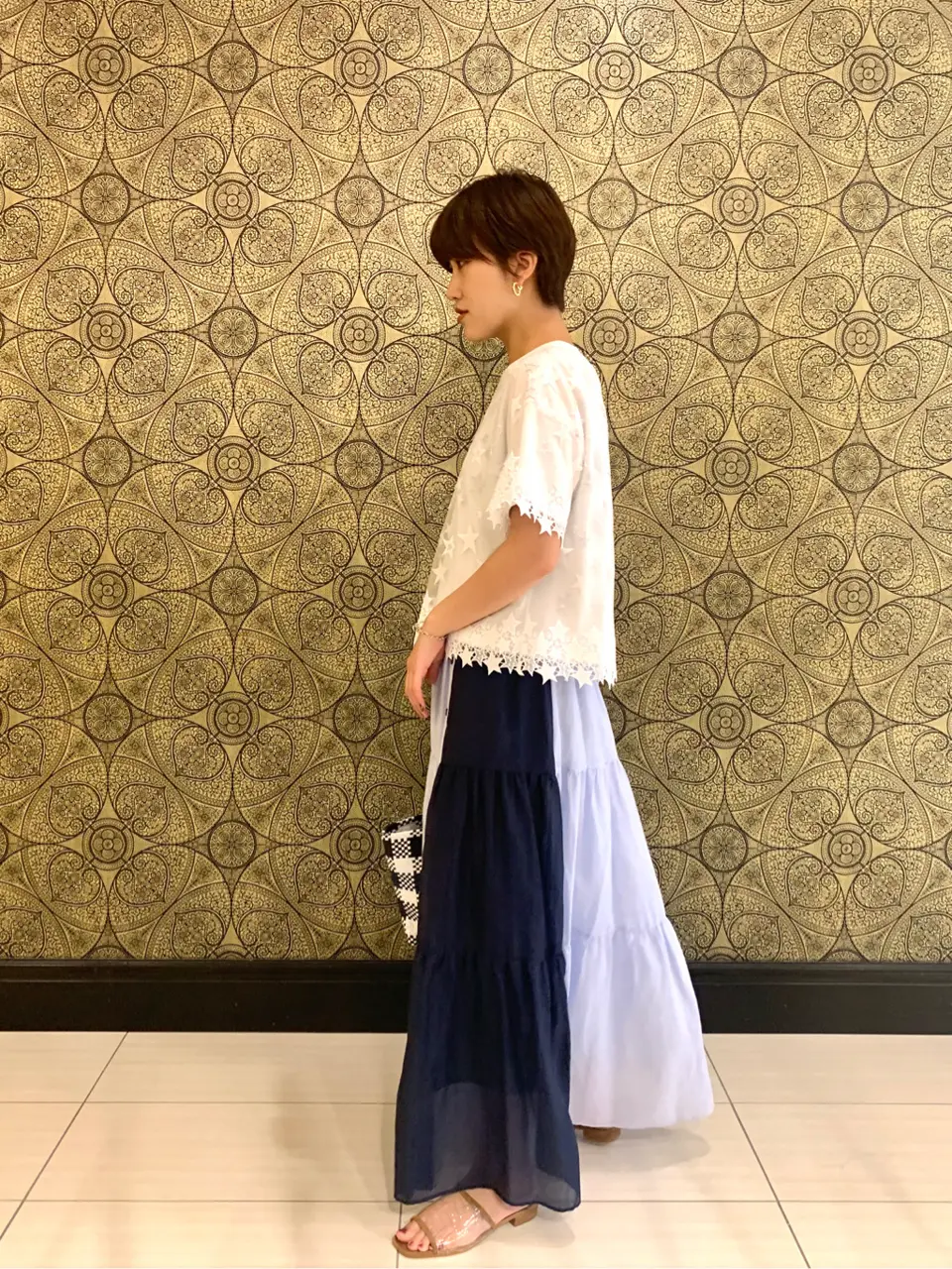 GRACE CONTINENTAL The Banquet 平岩　みなみ コーディネート画像