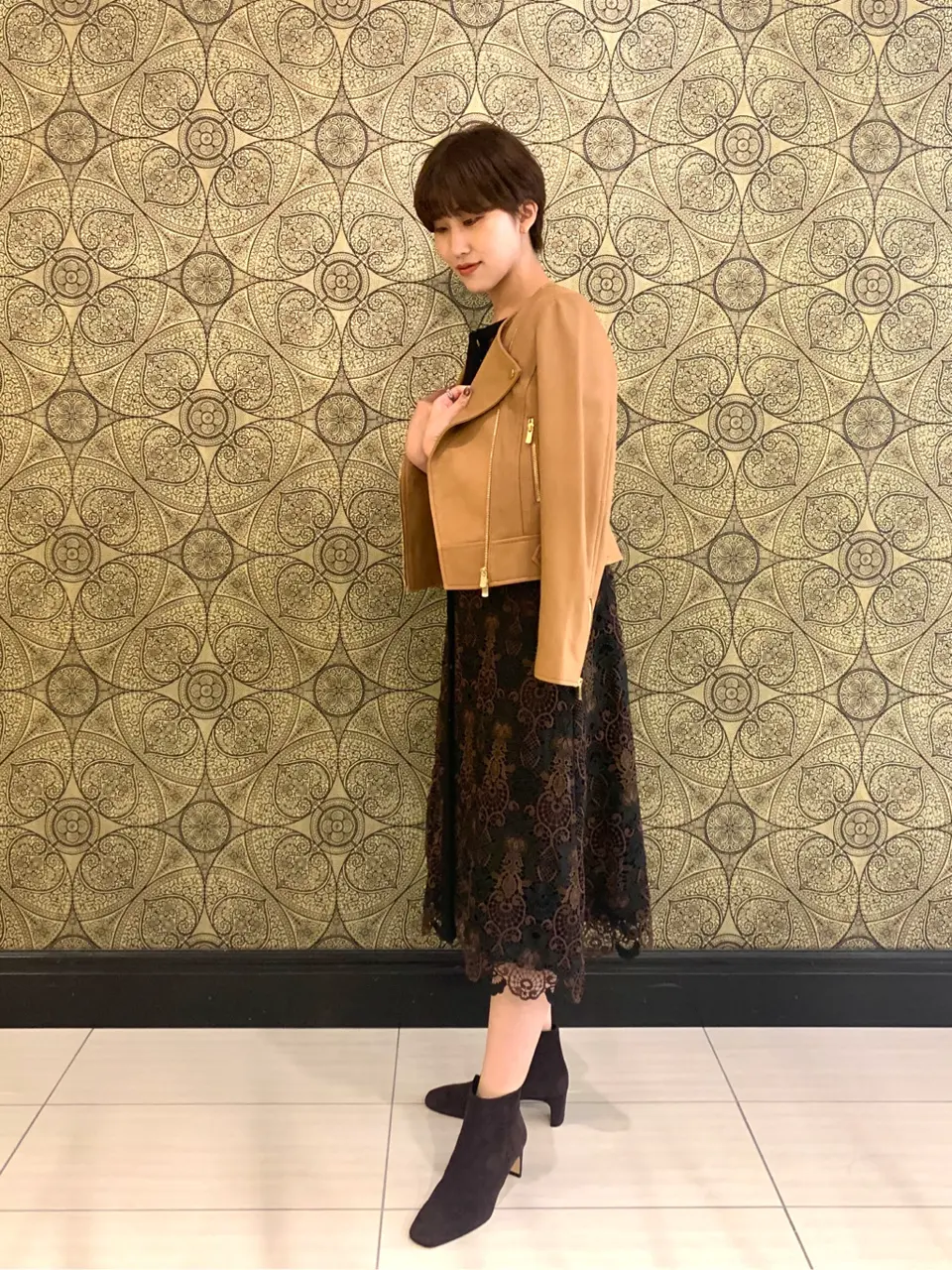 GRACE CONTINENTAL The Banquet 平岩　みなみ コーディネート画像