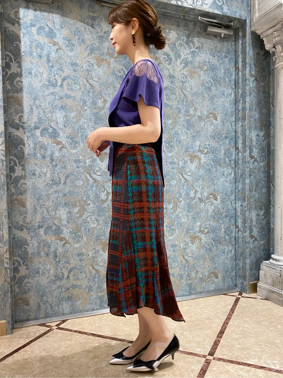 GRACE CONTINENTAL The Banquet Aya. コーディネート画像