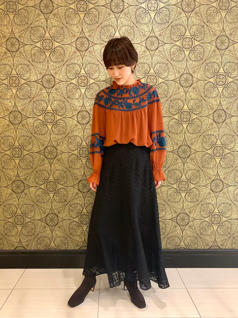 GRACE CONTINENTAL The Banquet 平岩　みなみ コーディネート画像