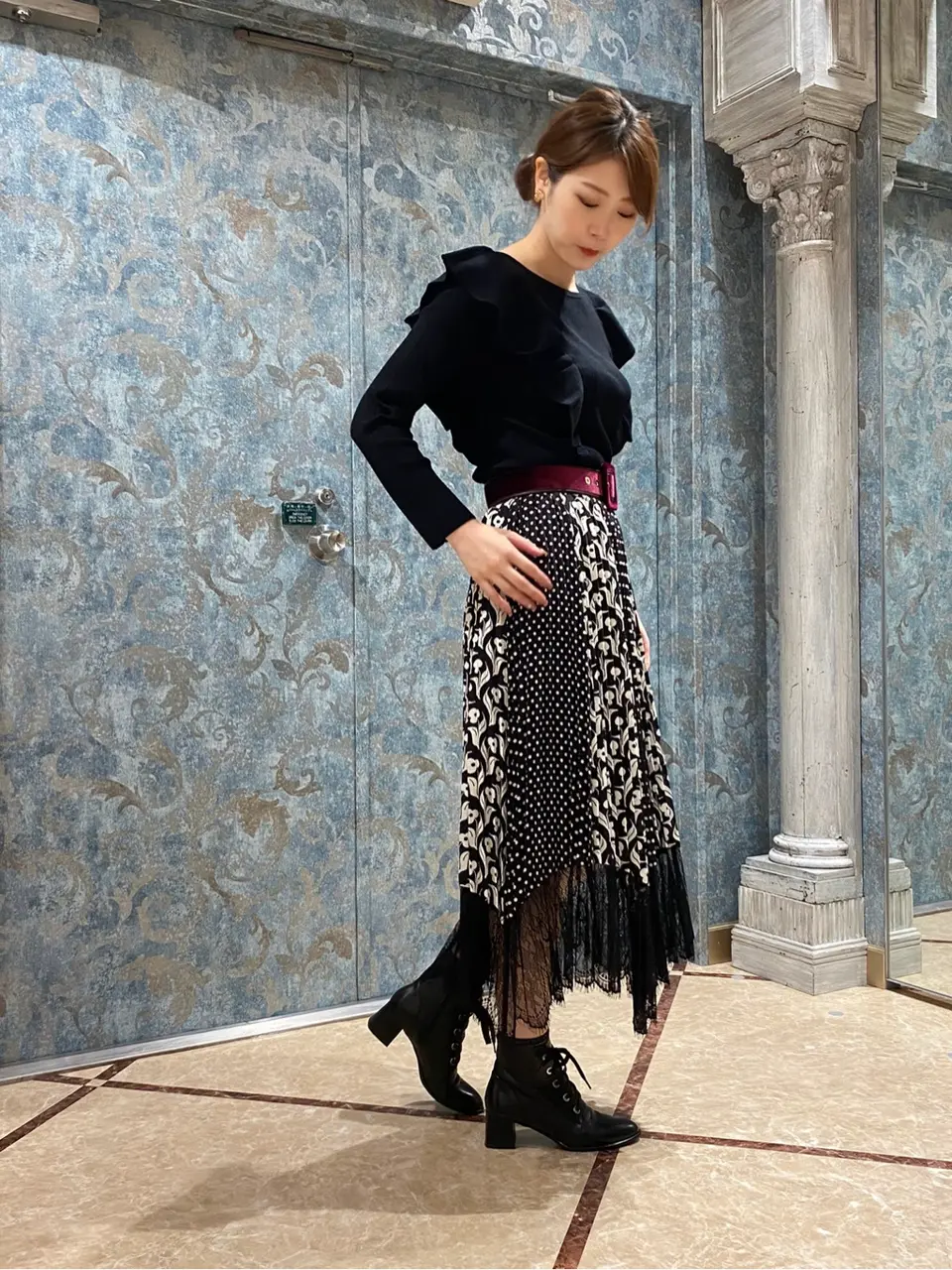 GRACE CONTINENTAL The Banquet Aya. コーディネート画像