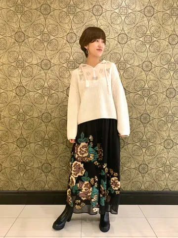 GRACE CONTINENTAL The Banquet 平岩　みなみ コーディネート画像