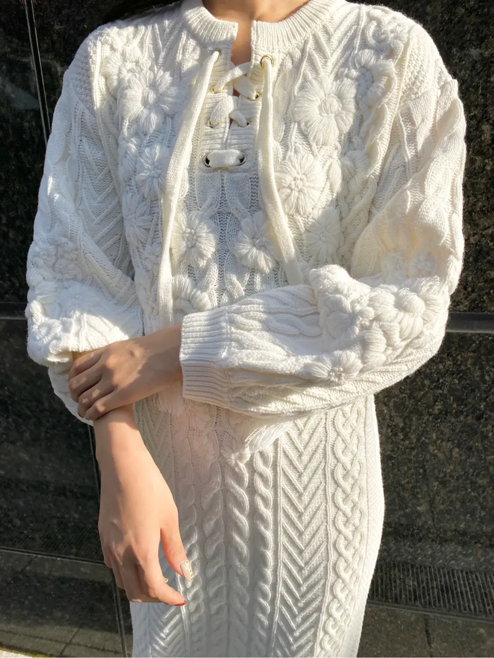 GRACE CONTINENTAL The Banquet MORITA AI コーディネート画像