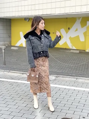 ORIGINATED IN GRACE CONTINENTAL yukimi yonee コーディネート画像