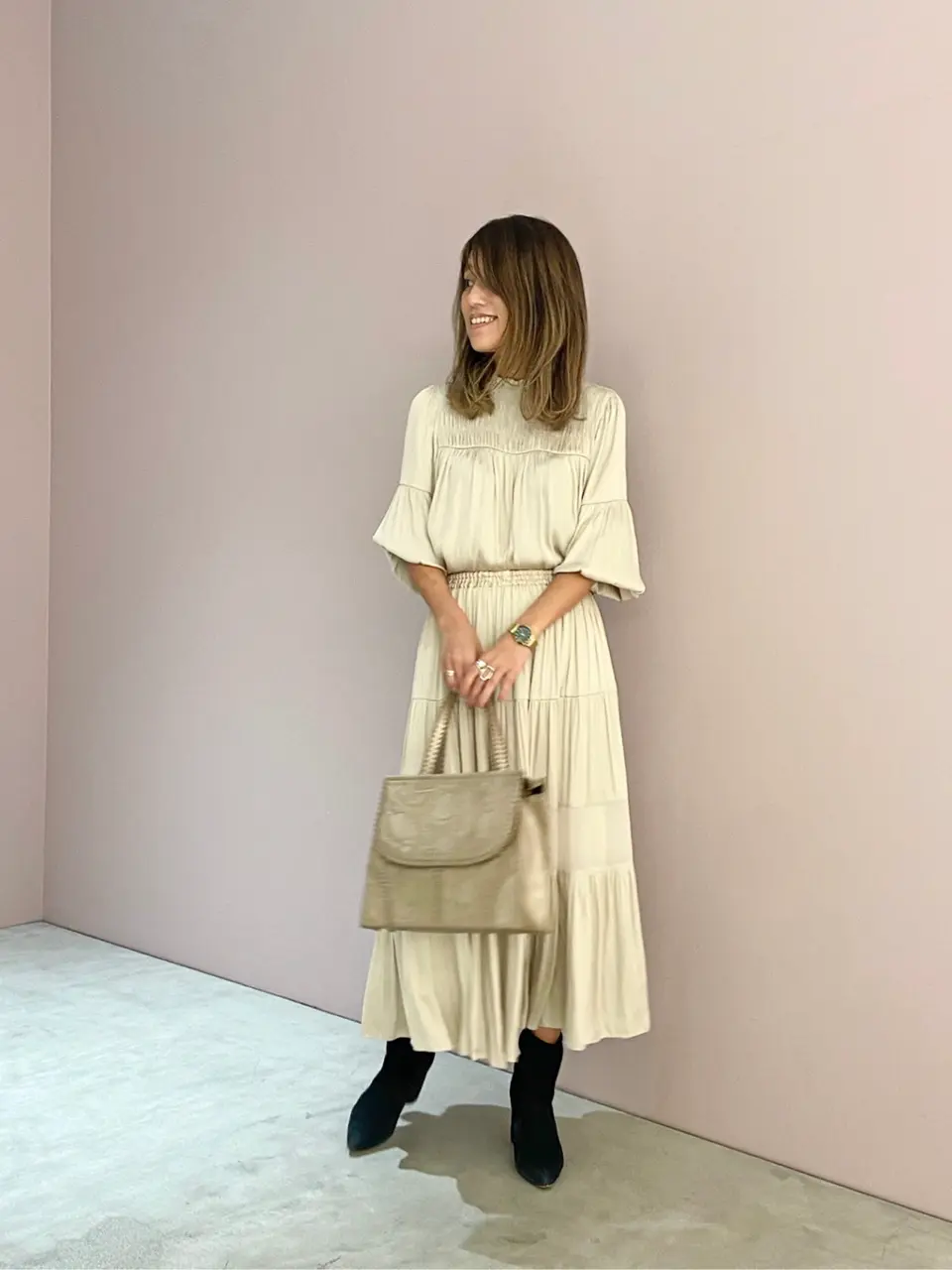 ORIGINATED IN GRACE CONTINENTAL yukimi yonee コーディネート画像