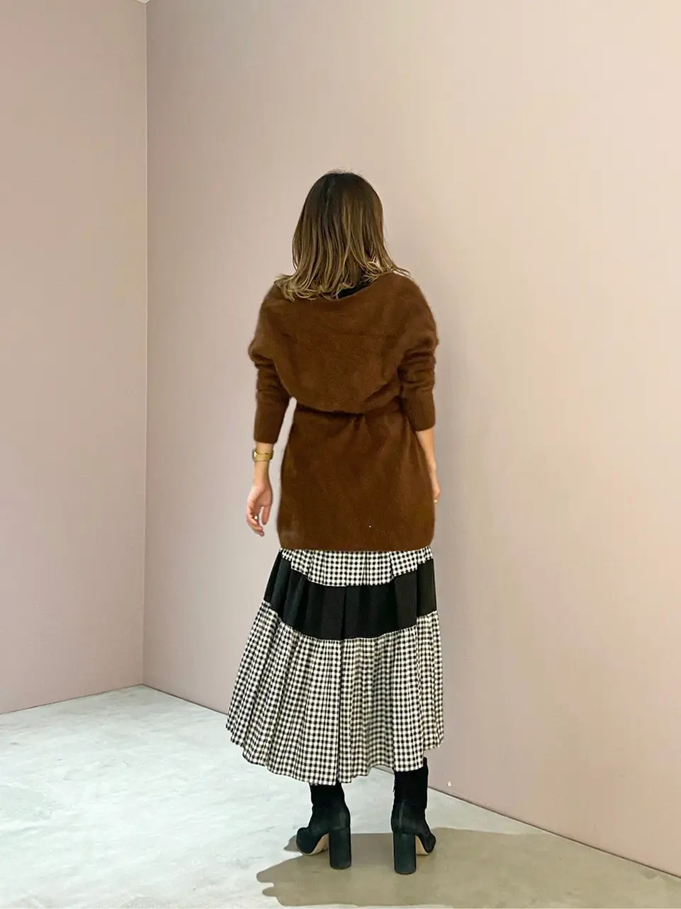 ORIGINATED IN GRACE CONTINENTAL yukimi yonee コーディネート画像