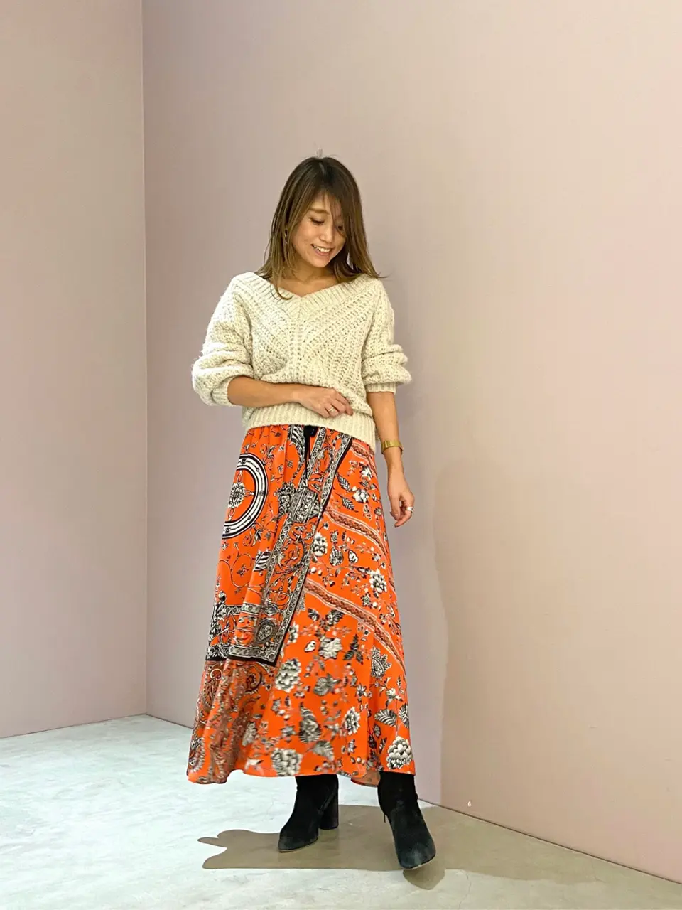 ORIGINATED IN GRACE CONTINENTAL yukimi yonee コーディネート画像