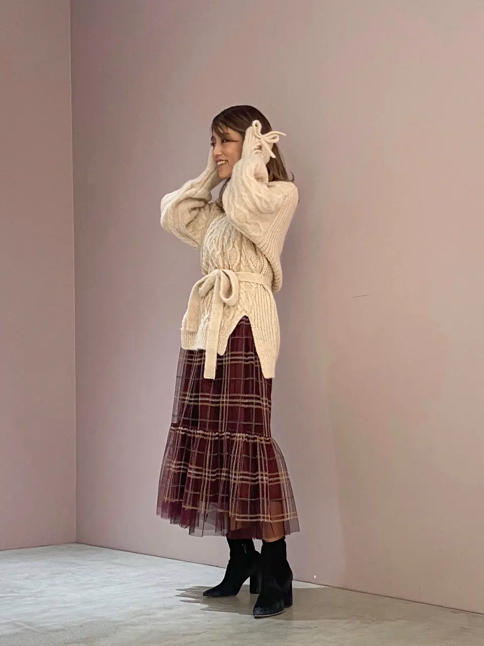 ORIGINATED IN GRACE CONTINENTAL yukimi yonee コーディネート画像