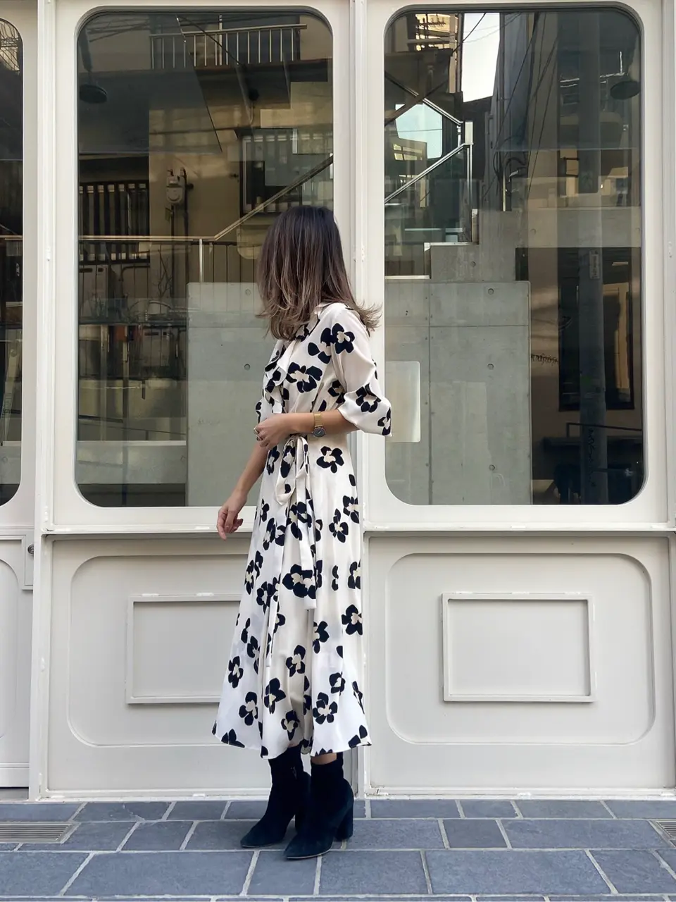 ORIGINATED IN GRACE CONTINENTAL yukimi yonee コーディネート画像