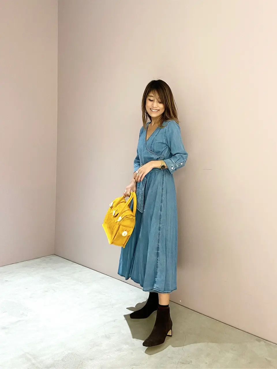 ORIGINATED IN GRACE CONTINENTAL yukimi yonee コーディネート画像