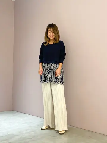 ORIGINATED IN GRACE CONTINENTAL yukimi yonee コーディネート画像