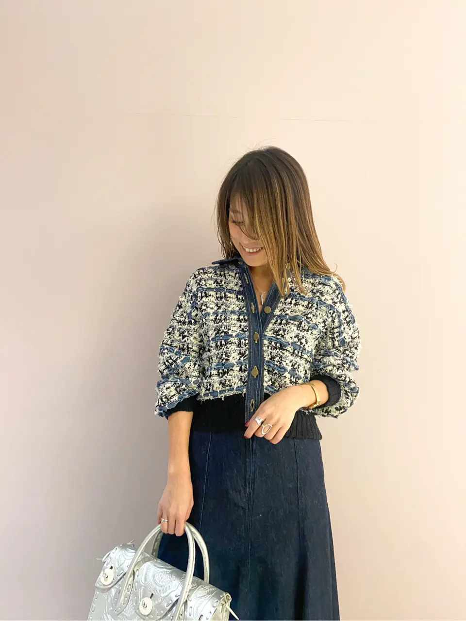 ORIGINATED IN GRACE CONTINENTAL yukimi yonee コーディネート画像