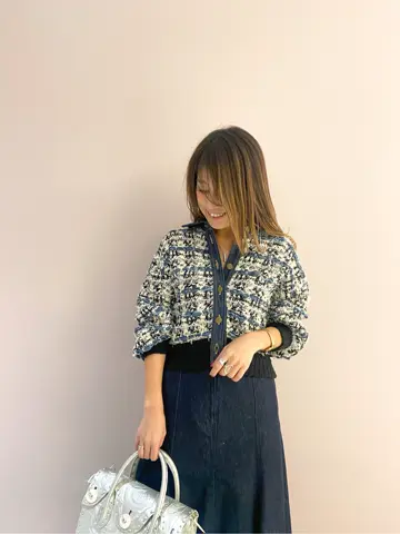 ORIGINATED IN GRACE CONTINENTAL yukimi yonee コーディネート画像