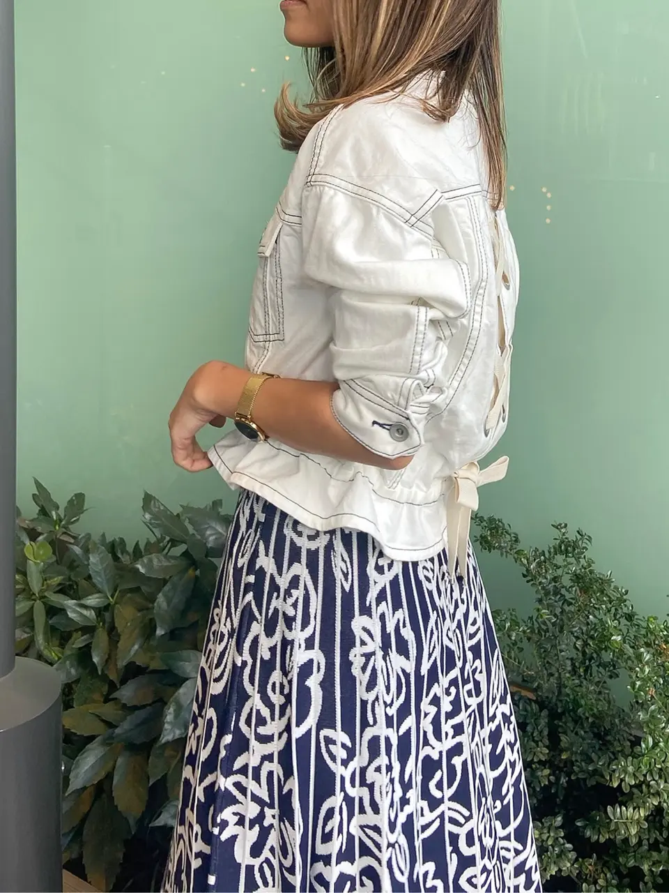 ORIGINATED IN GRACE CONTINENTAL yukimi yonee コーディネート画像