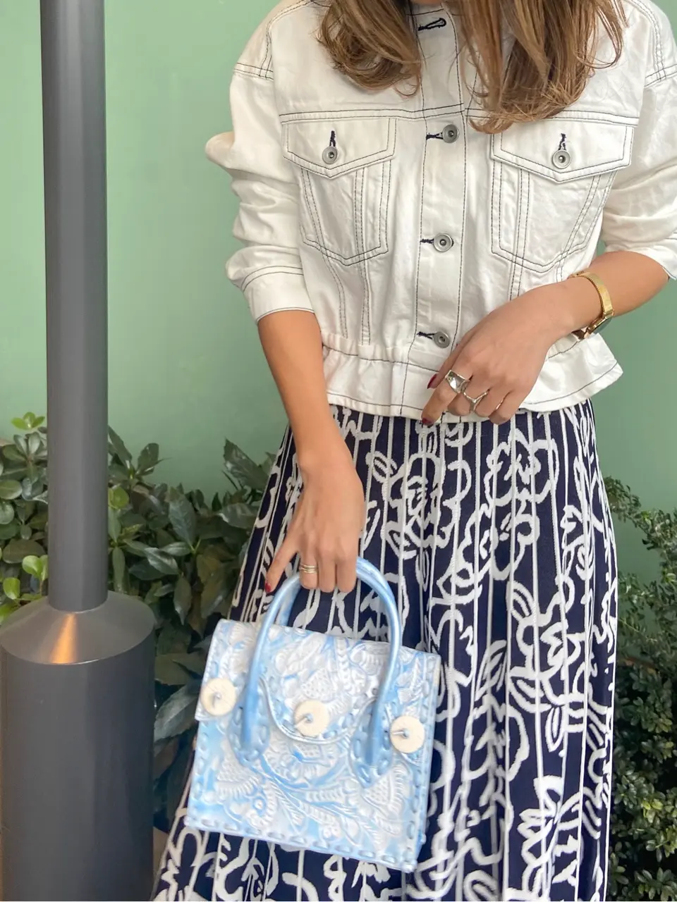 ORIGINATED IN GRACE CONTINENTAL yukimi yonee コーディネート画像